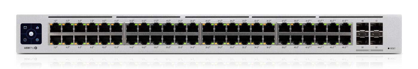 Ubiquiti USW-Pro-48-POE Gen 2 UniFi Pro 48-Port PoE,  Managed, L2/L3, Gigabit Ethernet (10/100/1000), Power over Ethernet (PoE), Rack