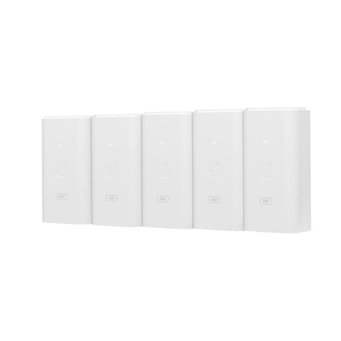 Ubiquiti PoE Injector, 24VDC, 24W 5-Pack