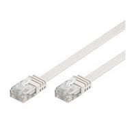 MicroConnect CAT5e U/UTP FLAT Network Cable 2m, White