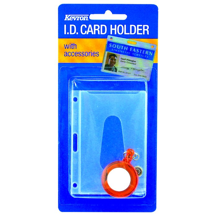 L26690 - KEVRON ID1013 RE Clear Card Holder & Reel Pack