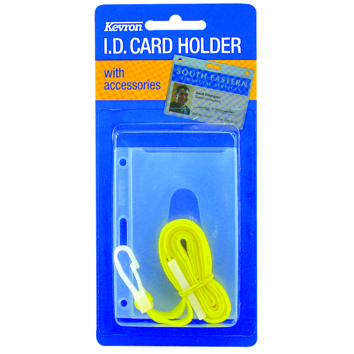 L26692 - KEVRON ID1013 LA Clear Card Holder with Lanyard
