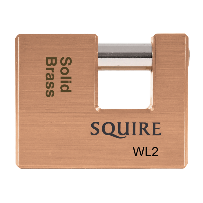 L11061 - SQUIRE WL Series Brass Sliding Shackle Padlock