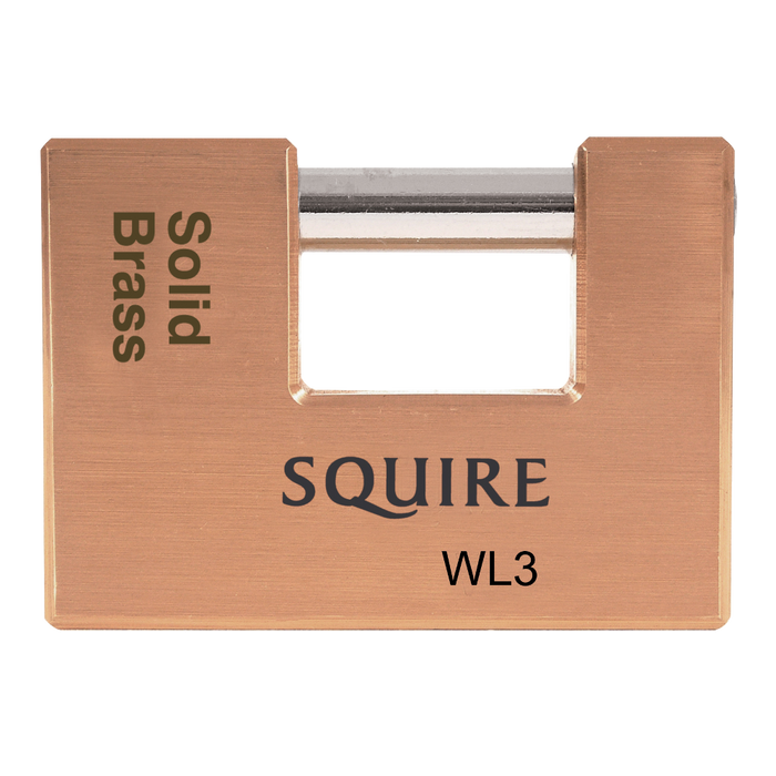 L11062 - SQUIRE WL Series Brass Sliding Shackle Padlock