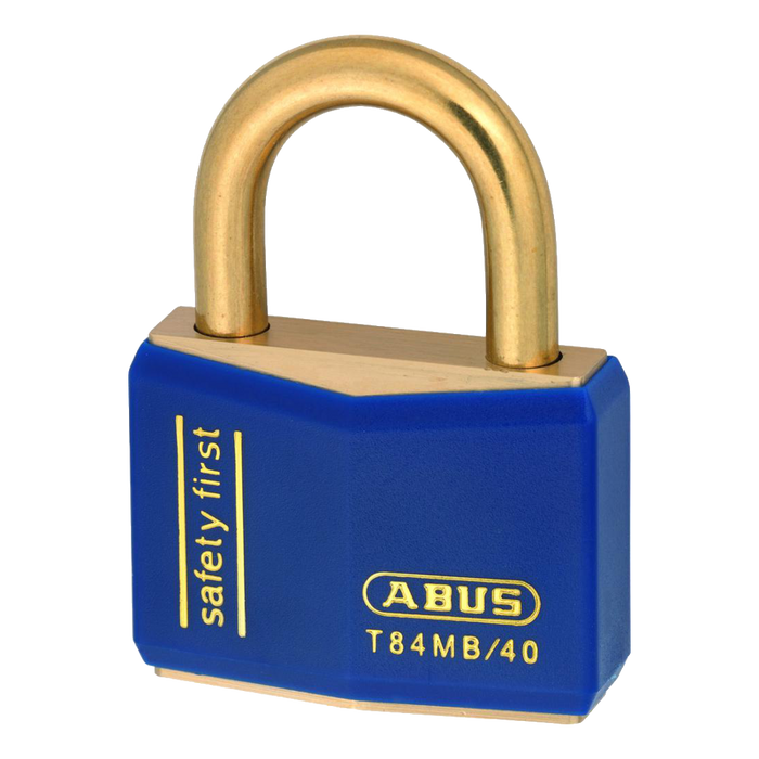 L25209 - ABUS T84MB Series Brass Open Shackle Padlock