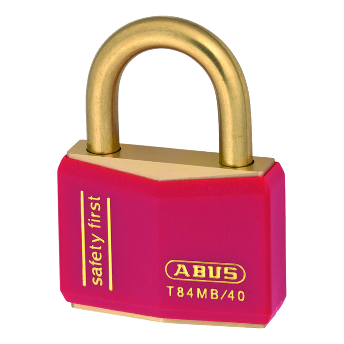 L25210 - ABUS T84MB Series Brass Open Shackle Padlock
