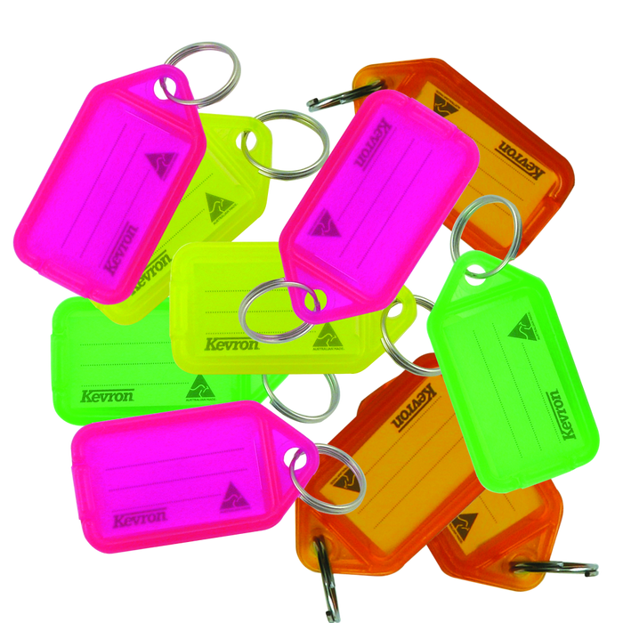 L26651 - KEVRON ID38 Tags Bag of 50 Assorted Colours Fluorescent