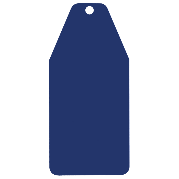 L28337 - U-MARQ Rectangular Luggage Label Style Key Tag