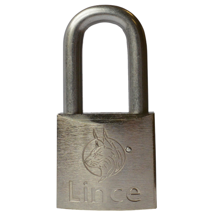 L29413 - LINCE Nautic Brass Body Corrosion Resistant Long Shackle Padlock
