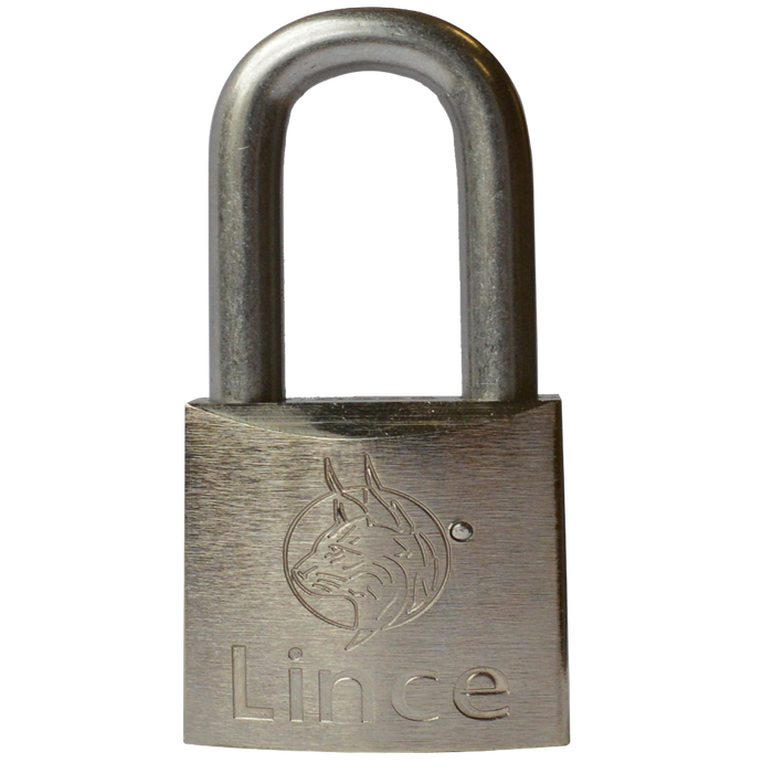 L29414 - LINCE Nautic Brass Body Corrosion Resistant Long Shackle Padlock