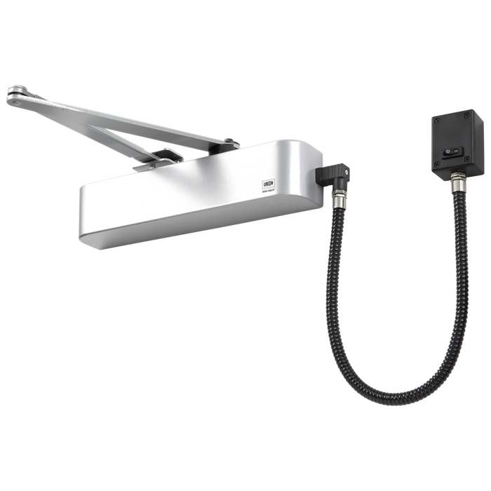 UNION CE4F-E Size 4 Electromagnetic Overhead Door Closer With Swing Free Or Hold
