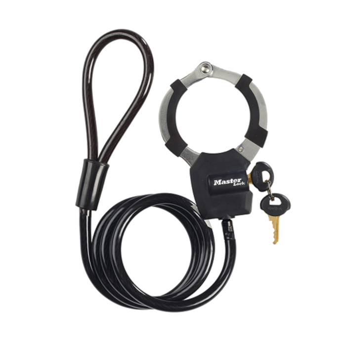 L32244 - MASTER LOCK 8275EURDPRO Keyed Cable Street Cuff® Lock