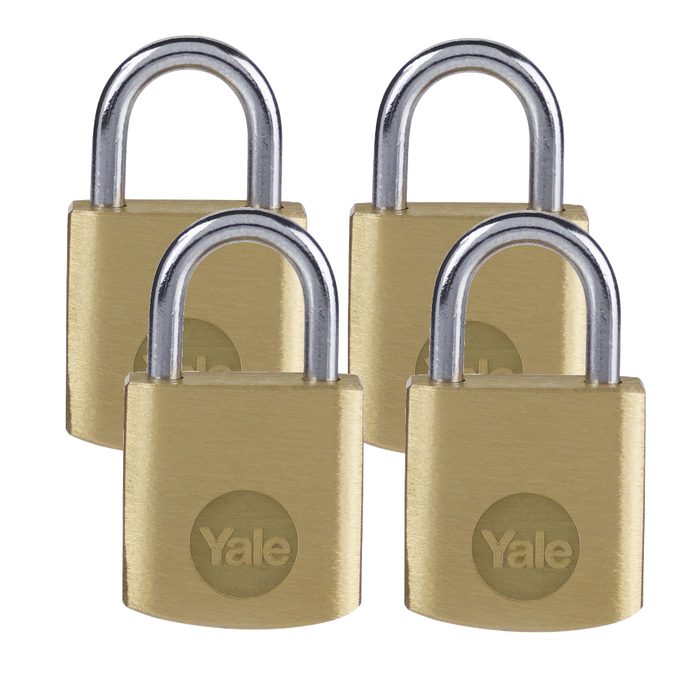 L32281 - YALE Y110B Brass Open Shackle Padlock