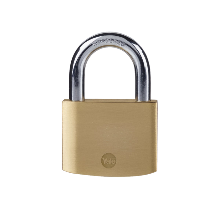 L32298 - YALE Y110B Brass Open Shackle Padlock