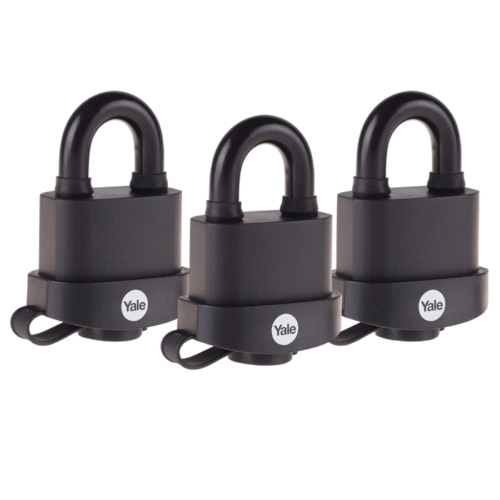 L32304 - YALE Y222B 35mm High Security Trailer Padlock - Pack of 3