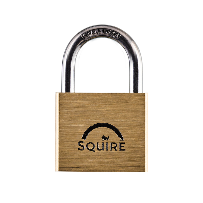 L32342 - SQUIRE Lion Marine Grade Brass Open Shackle Padlock KA