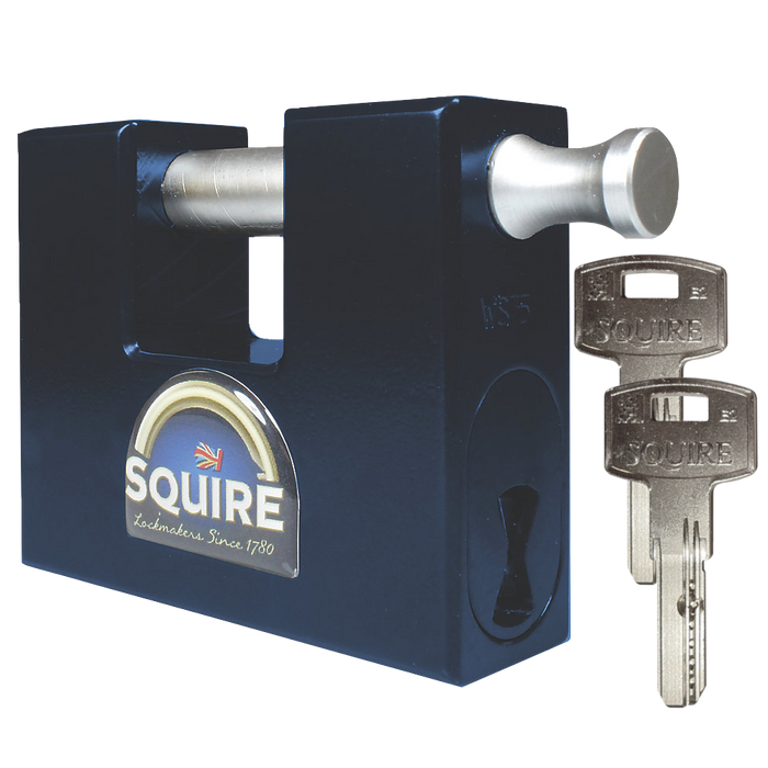 L32575 - SQUIRE WS75S Elite Dimple Cylinder Container Sliding Shackle Padlock