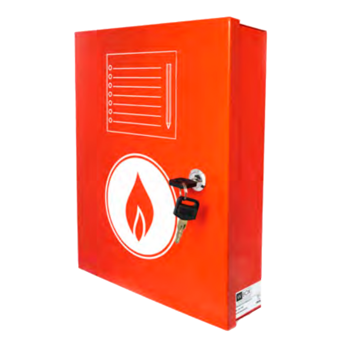 L32896 - HAYDON MARKETING A4 Fire Safety Document Box 314mm x 250mm x 68mm