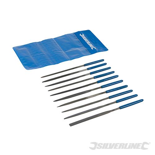 MS100 Silverline Needle File Set 10pce