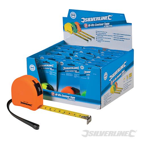 MT05 Silverline Hi-Vis Contour Tape