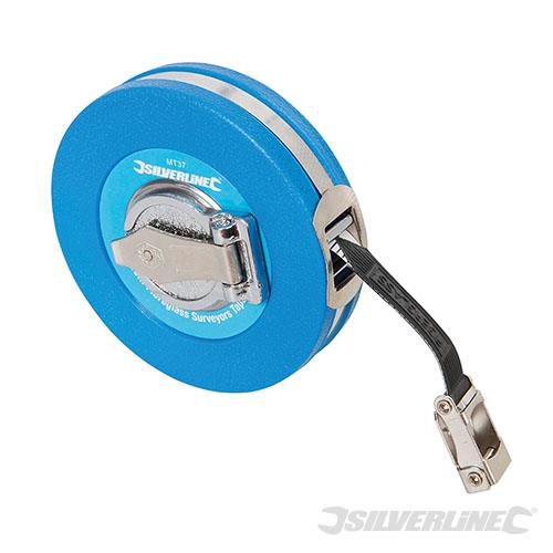 MT40 Silverline Fibreglass Surveyors Tape