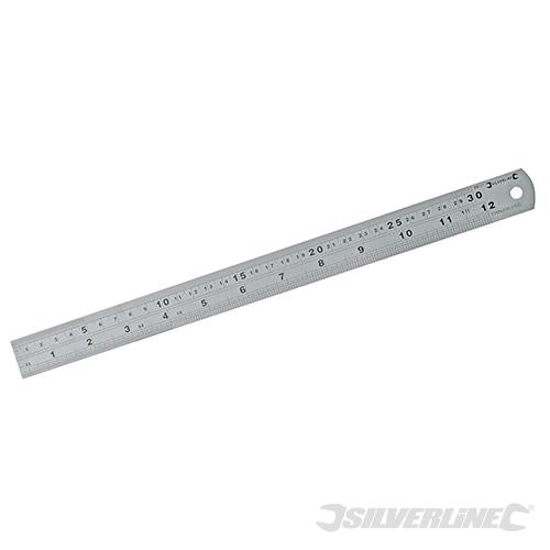 MT68 Silverline Steel Rule