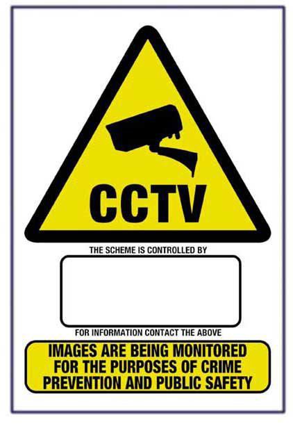 Haydon A4 RIGID CCTV WARNING SIGN