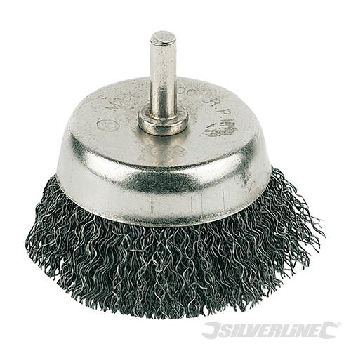 PB03 Silverline Rotary Steel Wire Cup Brush