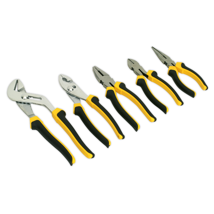 Comfort Grip Pliers Set 5pc