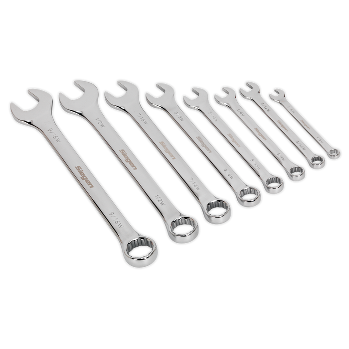 Combination Spanner Set 8pc Whitworth