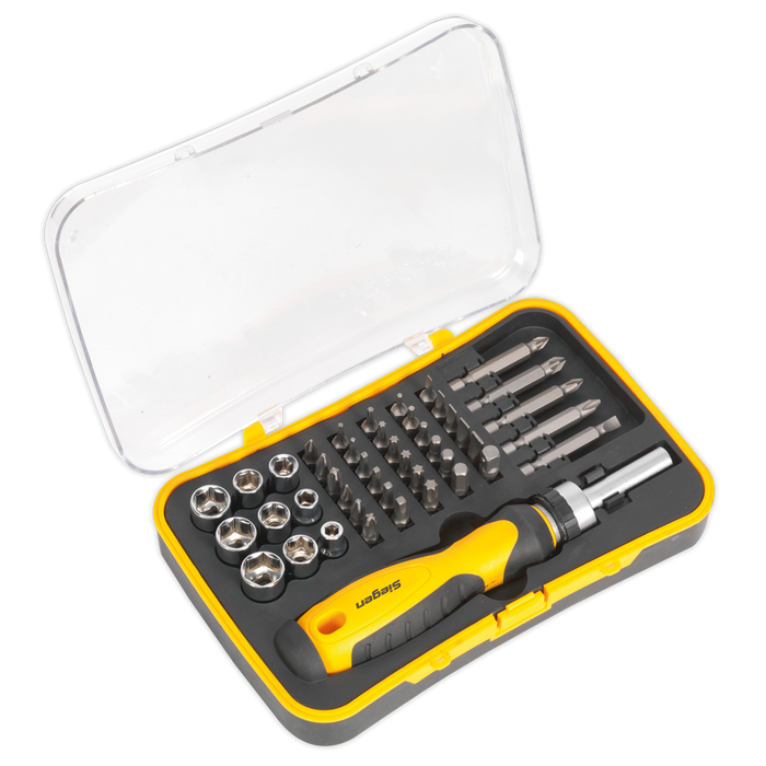 Socket & Bit Set 45pc Ratchet Screwdriver