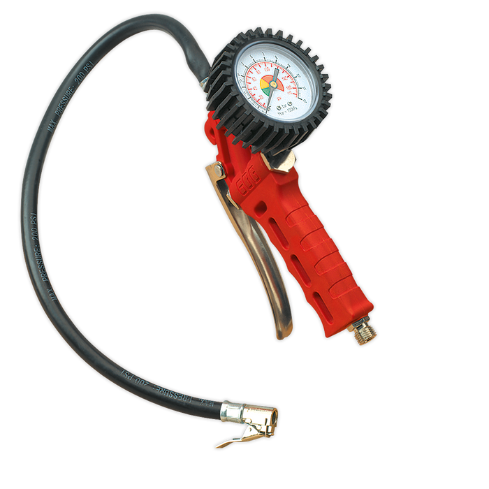 Tyre Inflator with Clip-On Connector