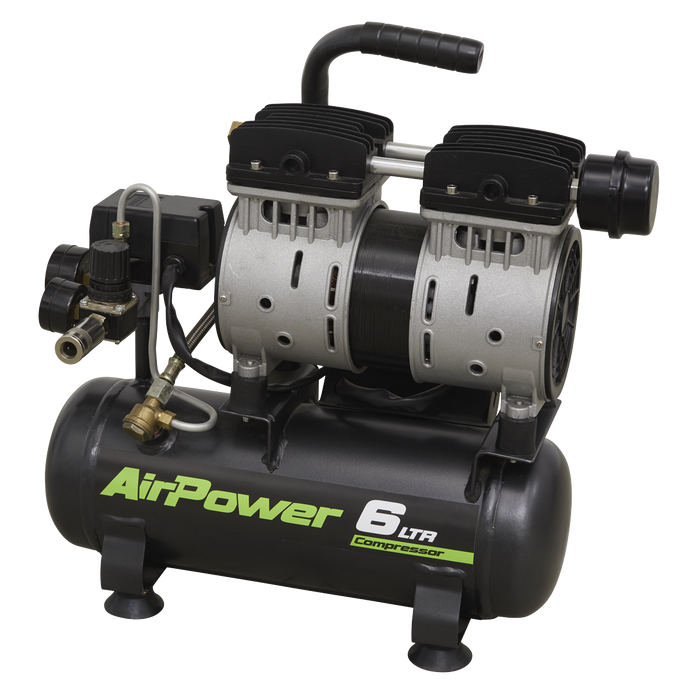 Low Noise Air Compressor 6L Direct Drive 0.7hp