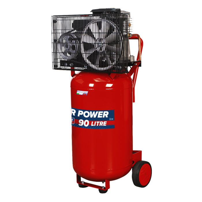 Compressor 90L Vertical Belt Drive 3hp