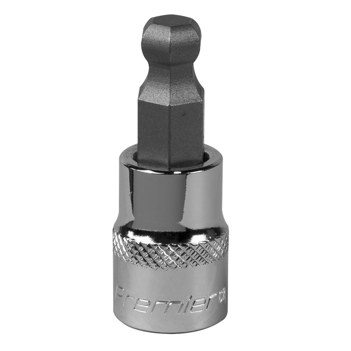 Ball-End Hex Socket Bit 9mm 3/8"Sq Drive