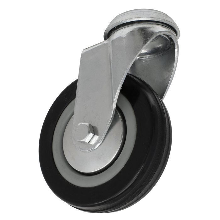 Castor Wheel Bolt Hole Swivel Ø100mm
