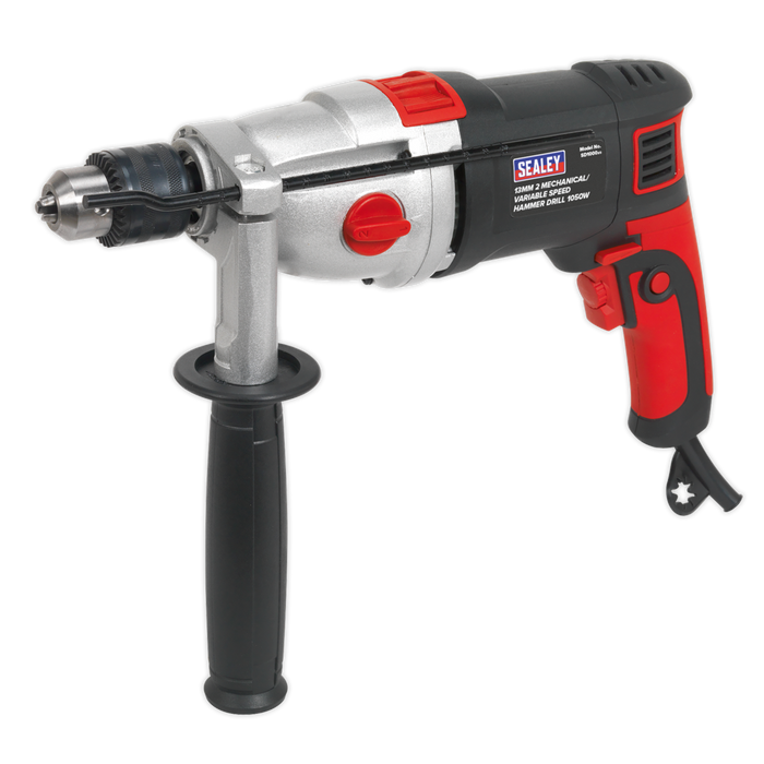 Hammer Drill Ø13mm 2 Mechanical/Variable Speed 1050W/230V