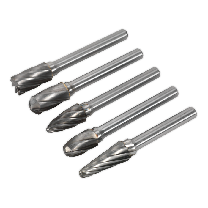 Tungsten Carbide Rotary Burr Set 5pc Ripper/Coarse