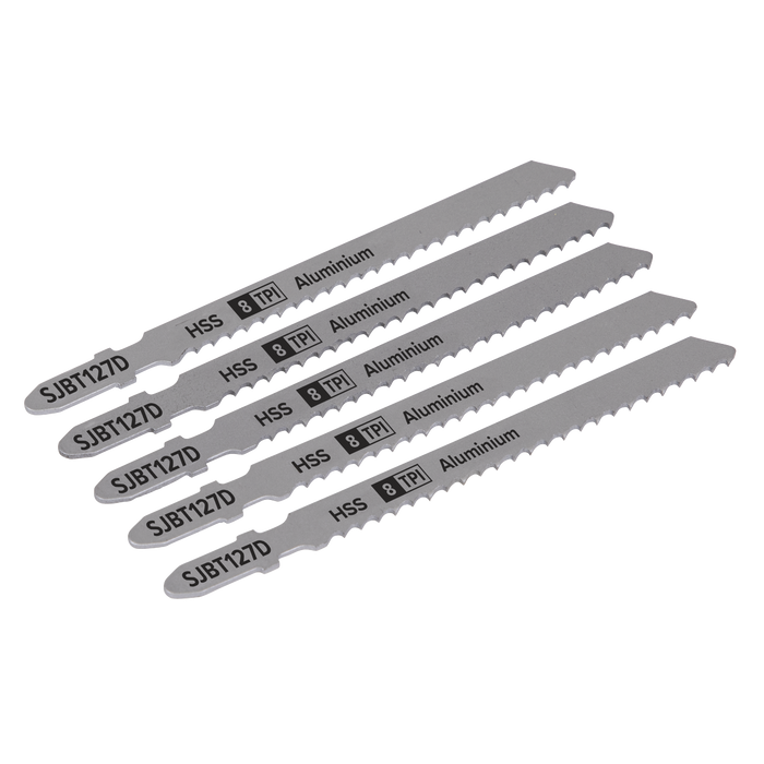 Jigsaw Blade Aluminium 100mm 8tpi - Pack of 5