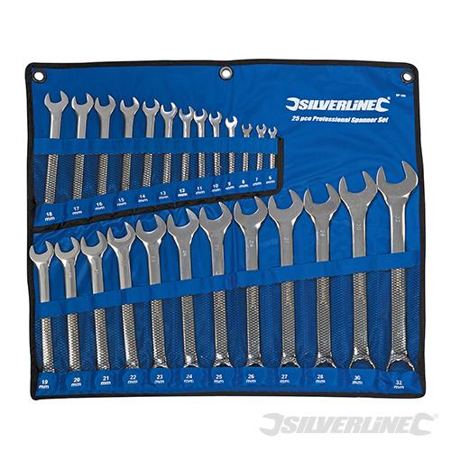 SP100 Silverline Combination Spanner Set 25pce