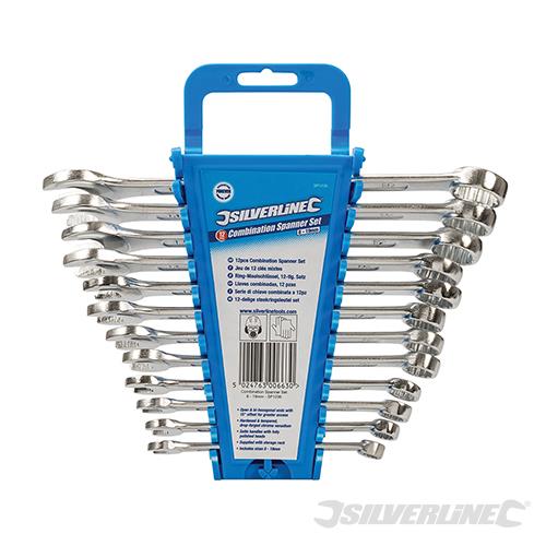 SP1236 Silverline Combination Spanner Set 12pce