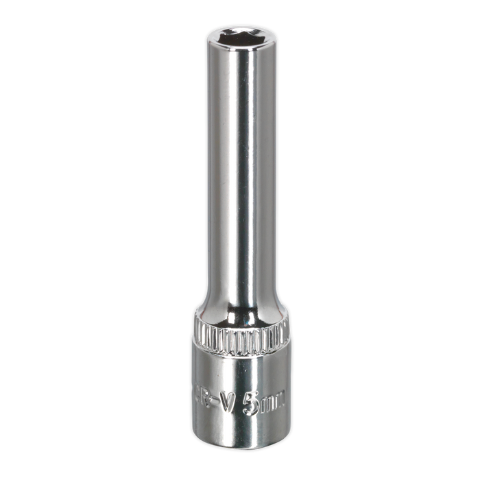 WallDrive® Socket 5mm Deep 1/4"Sq Drive Fully Polished