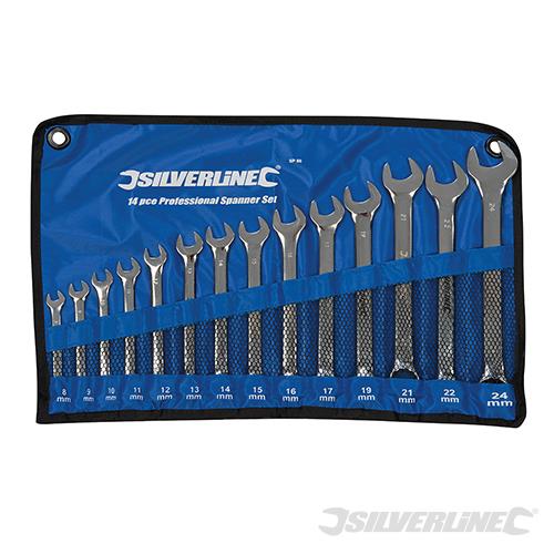 SP50 Silverline Combination Spanner Set 14pce