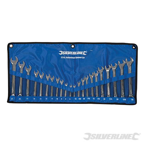 SP57 Silverline Combination Spanner Set 22pce