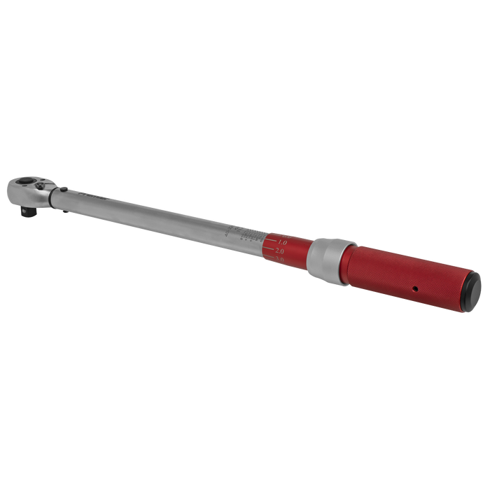 Torque Wrench Micrometer Style 1/2"Sq Drive 40-220Nm - Calibrated