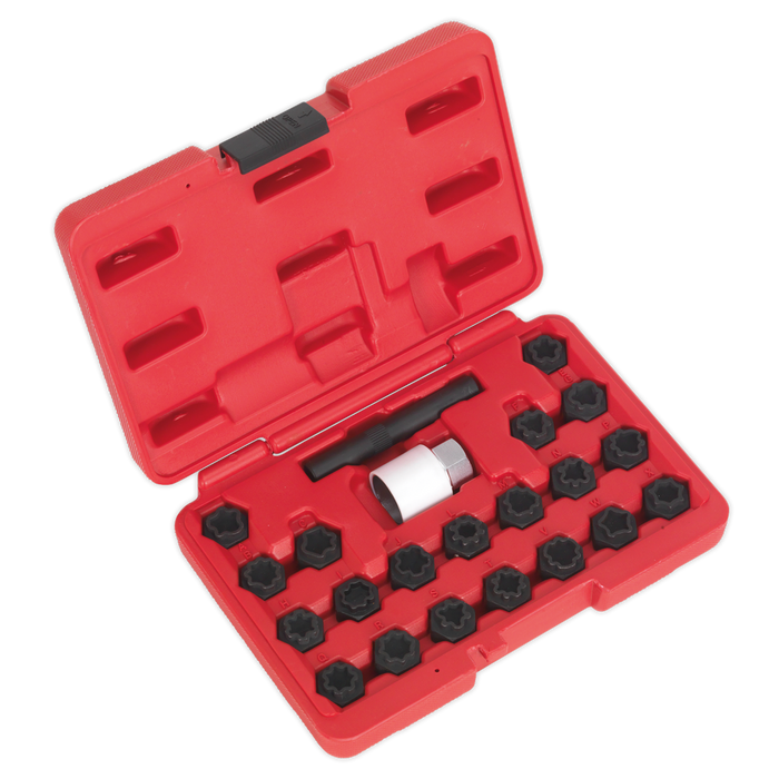 Locking Wheel Nut Key Set 22pc - Audi