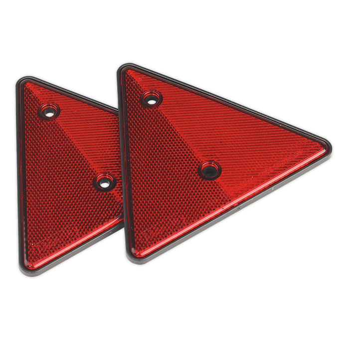 Rear Reflective Red Triangle Pack of 2