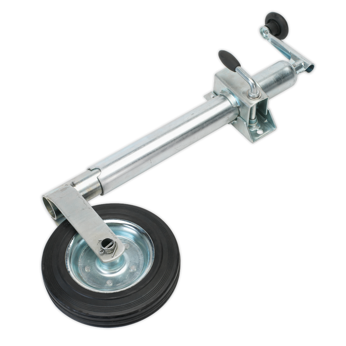 Jockey Wheel & Clamp Ø42mm - 200mm Solid Wheel