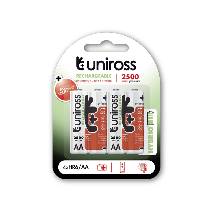 Uniross AA RECHARGEABLE 2500MA HYBRIO (C4)