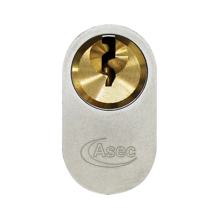 VT10185 - ASEC Vital 6 Pin Oval Key & Turn Cylinder