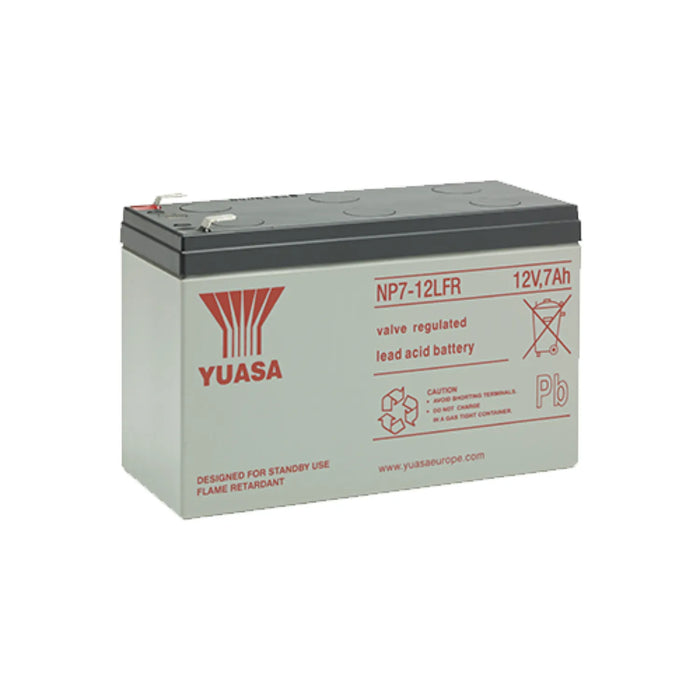 NP7-12LFR YUASA BATTERY 12V 7AH F/RET/LT VRLA